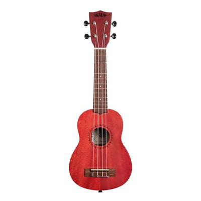 Kala MRT-RED-S Modern Meranti Soprano Ukulele - Adobe Red