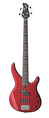 Yamaha TRBX174 4-String Electric Bass Guitar - Red Metallic