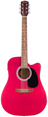 Fender FA Series Dreadnought Acoustic-Electric Guitar - Crimson Red