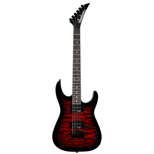 Jackson JS Series Dinky JS11Q Electric Guitar - Transparent Red