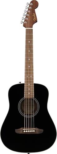 Fender California Standard Redondo Mini 3/4-Size Kids Acoustic Guitar - Black