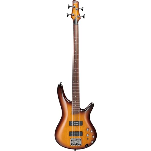 Ibanez SR370EF SR Standard Fretless Bass Guitar - Brown Burst