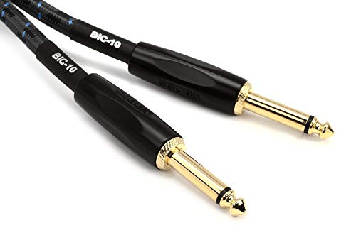 Boss BIC-10 10-Foot Instrument Cable, Straight-Straight