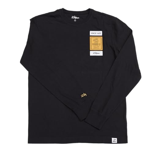 Zildjian ZALS0015 Long Sleeve Black T-Shirt - 2XL