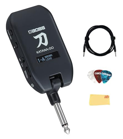 Boss Katana:Go Personal Headphone Guitar Amplifier w/ Instrument Cable