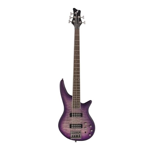 Jackson JS Series Spectra Bass JS3QV 5-String Bass Guitar - Purple Phaze