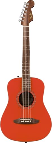 Fender California Standard Redondo Mini 3/4-Size Kids Acoustic Guitar - Fiesta Red