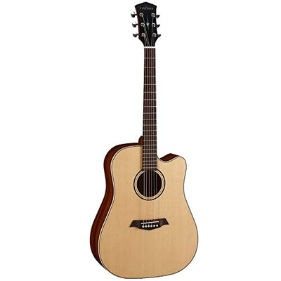 Parkwood S26GT Dreadnought Body Semi Acoustic Guitar - Natural