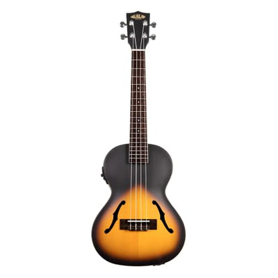 Kala KA-JTE/2TS Archtop Tenor Acoustic-Electric Ukulele - Tobacco Burst