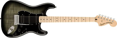 Fender Squier Affinity Stratocaster FMT HSS - Black Burst