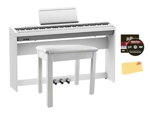 Roland FP-30X 88-Key Digital Piano - White w/ KSC-70 Stand