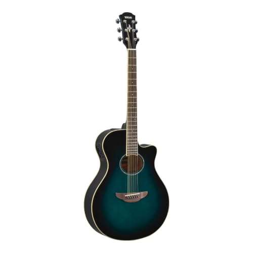 Yamaha APX600 Thin Body Acoustic-Electric Guitar - Oriental Blue Burst