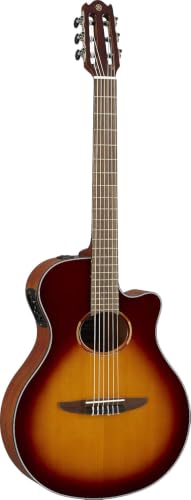 Yamaha NTX1 Cutaway Acoustic-Electric Classical Guitar - Brown Sunburst