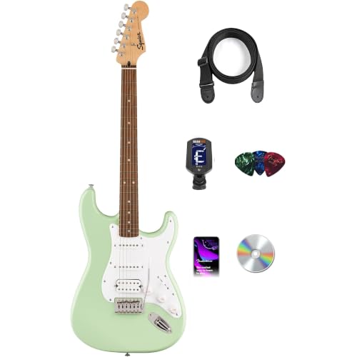 Fender Squier Sonic Stratocaster HSS - Surf Green w/ Tuner