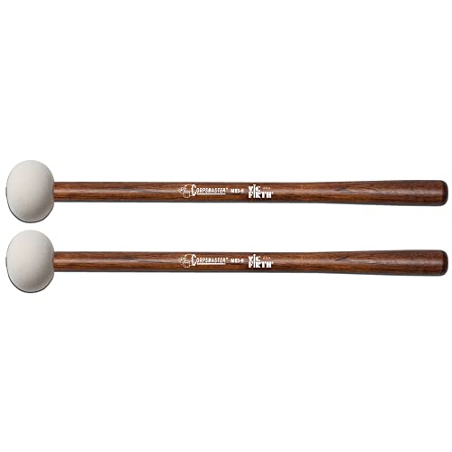 Vic Firth MB3H Corpsmaster Marching Bass Mallet, Large Head, Hard