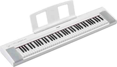 Yamaha NP-35 76-Key Piaggero Portable Keyboard - White