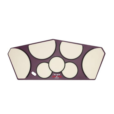Vic Firth HHPQSR Heavy Hitter Quadropad Practice Pad with Rims - Small