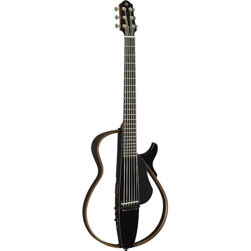 Yamaha SLG200S Steel String Silent Guitar - Trans Black