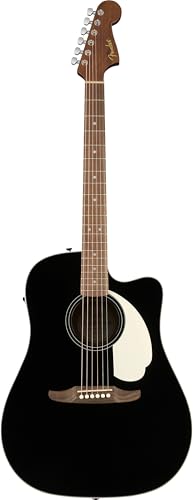 Fender California Standard Redondo CE Dreadnought Acoustic-Electric Guitar - Black