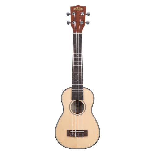Kala KA-SSLNG Solid Spruce Mahogany Long Neck Soprano Ukulele