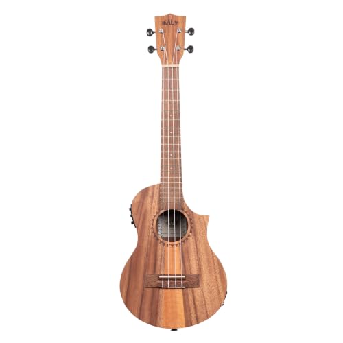 Kala KA-TK-T-CE Teak Tri-Top Tenor Acoustic-Electric Ukulele