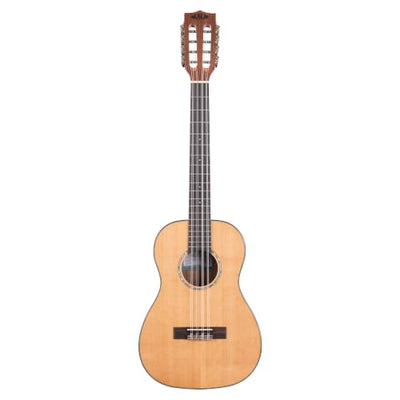 Kala KA-SCAC-B8 Gloss Solid Cedar Top Acacia 8-String Baritone Ukulele