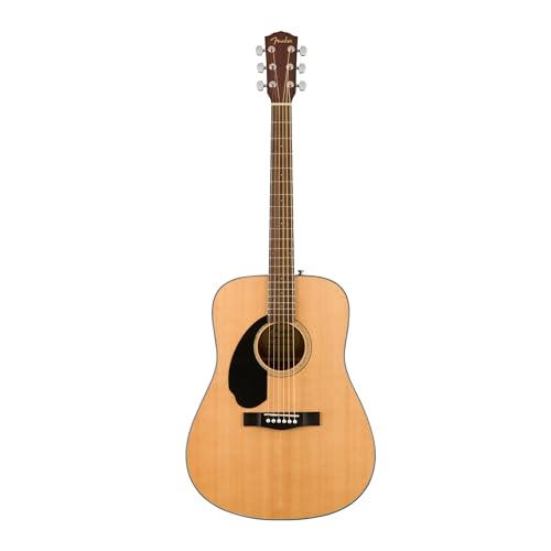 Fender CD-60S Solid Top Dreadnought Acoustic Guitar, Left Handed - Natural