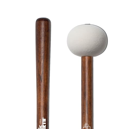 Vic Firth MB4H Corpsmaster Marching Bass Mallet, Extra Large Head, Hard