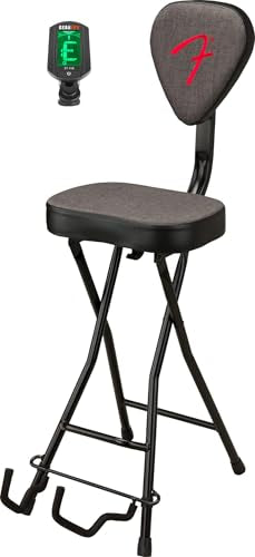 Fender 351 Guitar Seat/Stand w/ Fender FCT-2 Tuner