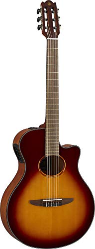 Yamaha NTX1 Cutaway Acoustic-Electric Classical Guitar - Brown Sunburst