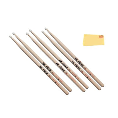 Vic Firth American Classic 2B Nylon Tip Drumsticks - 3 Pack