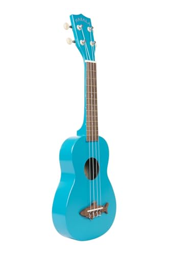 Kala MK-SS Makala Shark Soprano Ukulele - Mako Blue