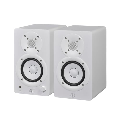 Yamaha HS3 3-Inch Powered Studio Monitor Speaker - White Pair
