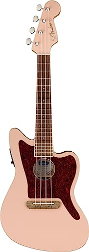 Fender Fullerton Jazzmaster Concert Ukulele - Shell Pink