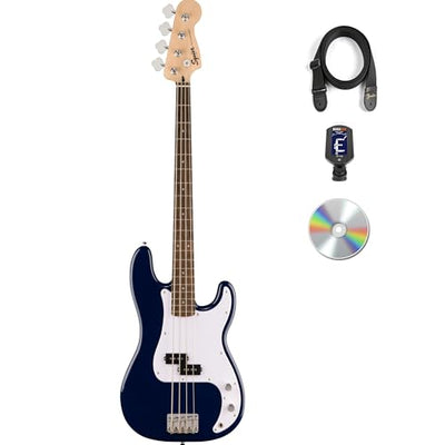 Fender Squier Sonic Precision Bass Guitar - Midnight Blue w/ Tuner