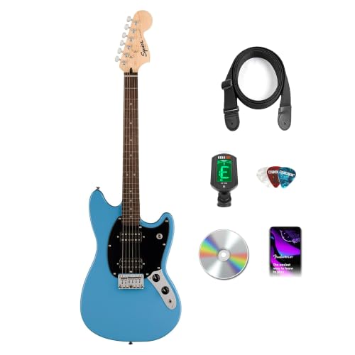 Fender Squier Sonic Mustang HH, Laurel Fingerboard - California Blue w/ Tuner