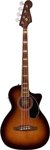 Fender Kingman Acoustic-Electric Bass Guitar - Shaded Edge Burst