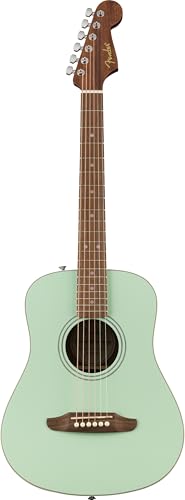 Fender California Standard Redondo Mini 3/4-Size Kids Acoustic Guitar - Surf Green