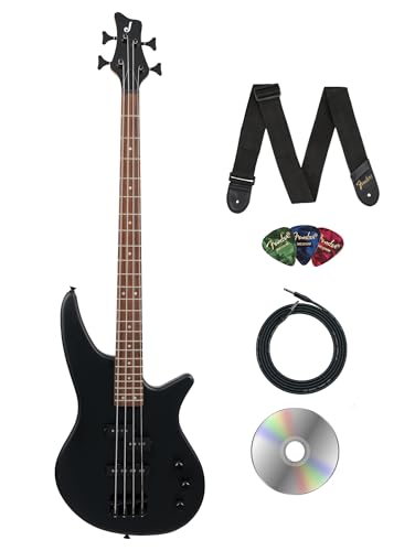 Jackson JS Series Spectra Bass JS2 Electric Bass Guitar - Satin Black w/ Strap