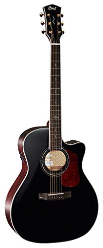 Parkwood GA28GT Grand Auditorium Cutaway Semi Acoustic Guitar - Natural
