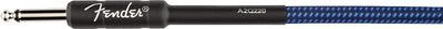 Fender 10-Foot Professional Instrument Cable, Straight-Straight, Blue Tweed - 1 Pack