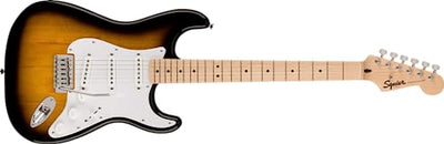 Fender Squier Sonic Stratocaster, White Pickguard, Maple Fingerboard - 2-Color Sunburst