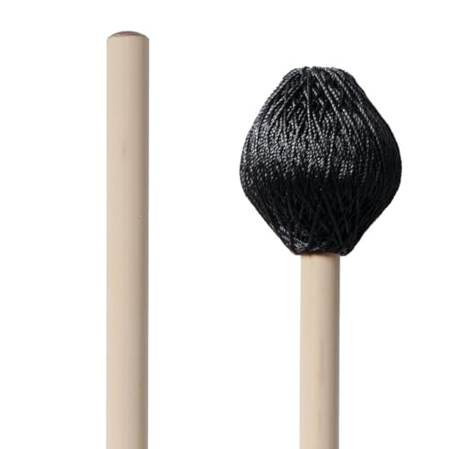 Vic Firth M187 Corpsmaster Mallets - Medium Hard, Weighted Rubber Core