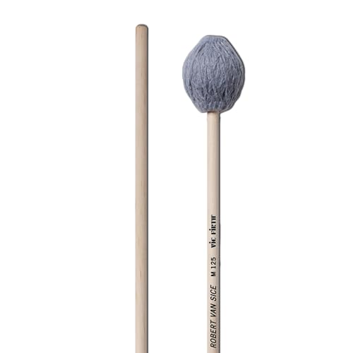 Vic Firth M125 Robert Van Sice Keyboard Mallets - Medium Hard, Synthetic Core