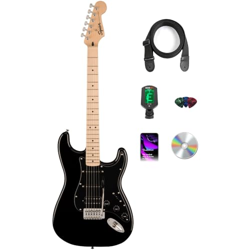 Fender Squier Sonic Stratocaster HSS - Black w/ Tuner