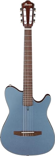 Ibanez FRH10N FRH Acoustic-Electric Guitar - Indigo Blue Metallic Flat