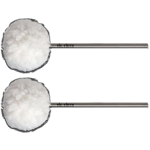 Vic Firth VKB3 VicKick Bass Drum Beater - Medium Felt Core Covered with Fleece