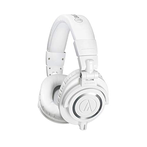 Audio-Technica ATH-M50x Professional Monitor Headphones - White