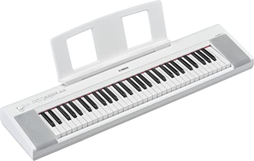 Yamaha NP-15 61-Key Piaggero Portable Keyboard - White