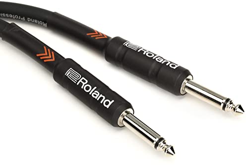 Roland 15-Foot Instrument Cable, Straight-Straight, Black Series